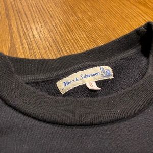 Merz b. Schwanen Good Basics Black Sweatshirt